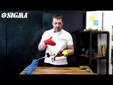 Видео: Как пользоваться степлером пневматическим Sigma 6713311