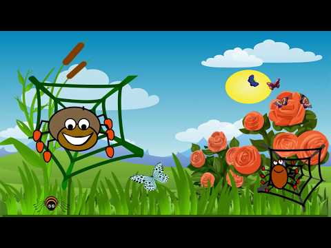 Видео: Детская песенка-история "ПАУЧОК" Елены Никкель