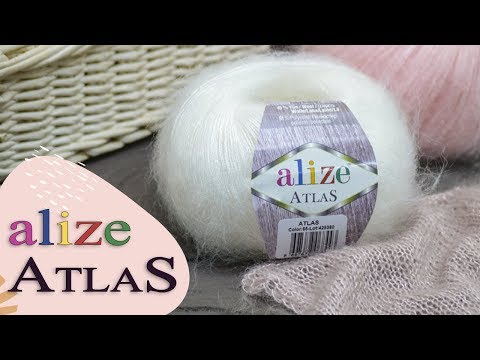 Видео: Обзор пряжи Alize Atlas (Ализе Атлас). НОВИНКА! Шерсть с полиэстером