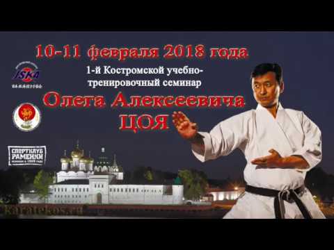 Видео: Семинар Олега Цоя в Костроме, 10-11 февраля 2018