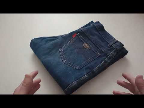 Видео: Неуловимые джинсы Drums Великобритания из 80х