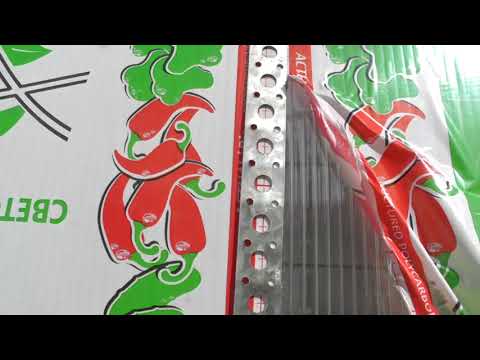 Видео: Поликарбонат на теплице без саморезов