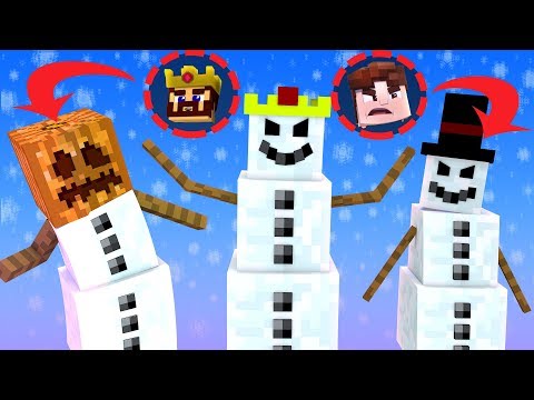 Видео: СПАСАЙТЕСЬ! СНЕГОВИКИ ОБЕЗУМЕЛИ - МАЙНКРАФТ