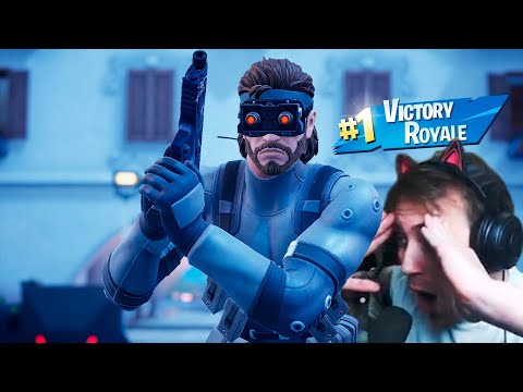 Видео: DeadP47 открывает Солида Снейка /Fortnite