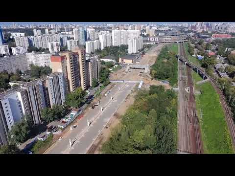 Видео: Строительство северной Рокады на участке от Дмитровского шоссе до улицы Академика Королева