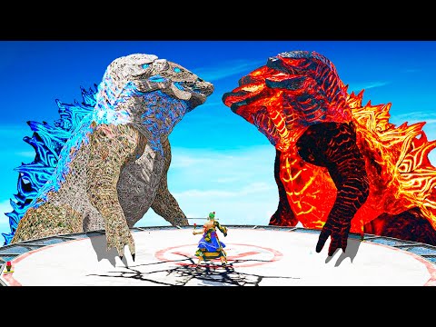 Видео: МҰЗ ГОДЗИЛЛА vs ОТ ГОДЗИЛЛА (GTA V)