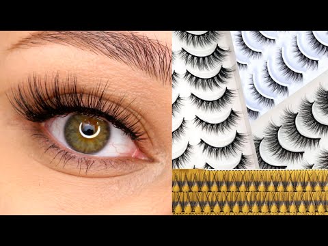 Видео: Классные накладные ресницы с Aliexpress