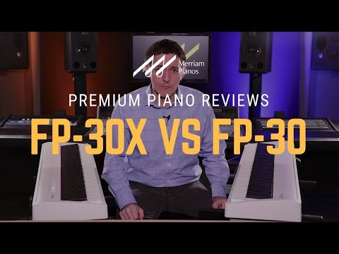 Видео: 🎹Сравнение цифровых пианино Roland FP-30X и FP-30 — что нового?🎹