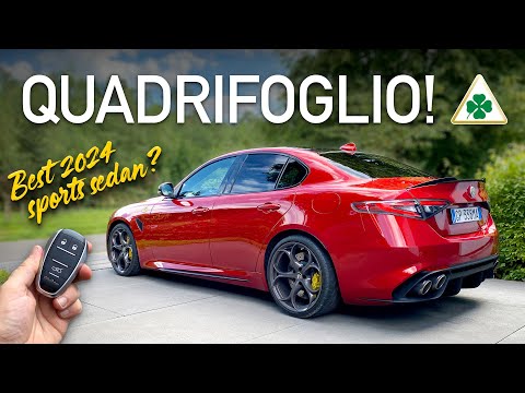 Видео: 2024 Alfa Romeo Giulia Quadrifoglio (520 л.с.) | 100th Anniversary Edition!