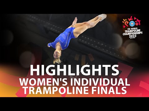Видео: Лучшие моменты финала индивидуальных прыжков на батуте среди женщин
