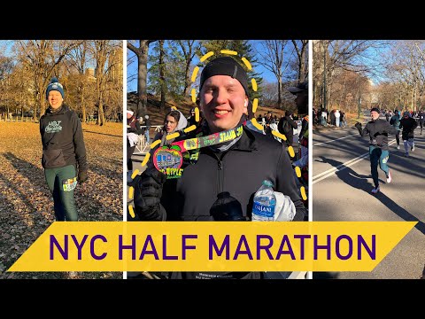 Видео: БЕГУ ПОЛУМАРАФОН В НЬЮ-ЙОРКЕ