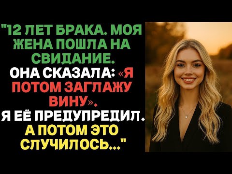 Видео: "12 лет брака. моя жена пошла на свидание.она сказала: «я потом заглажу вину».я её предупредил...