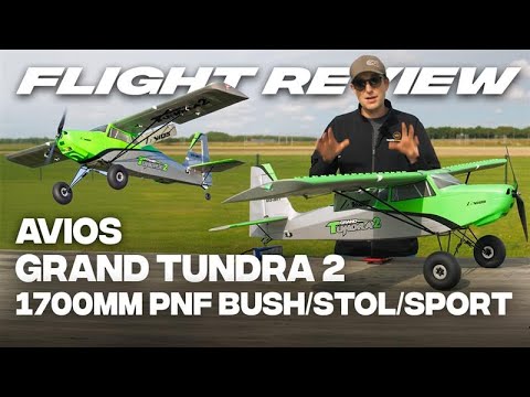 Видео: Спортивный самолет Avios Grand Tundra 2 (PNF) 1700 мм STOL l #hobbyking #avios