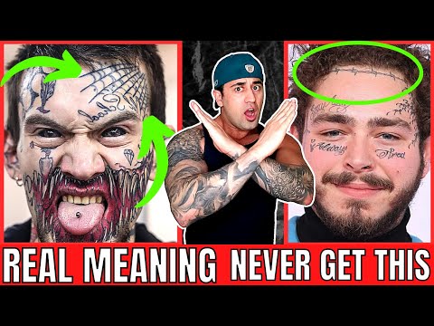 Видео: 11 татуировок, которые могут навлечь на вас серьёзные неприятности | Самые страшные татуировки и ...