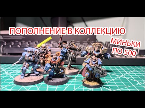 Видео: ПОПОЛНЕНИЕ КОЛЛЕКЦИИ МИНЕК || МИНЬКИ ПО 500 #miniature #warhammer40k #обзор #warhammer #wh40k #ваха