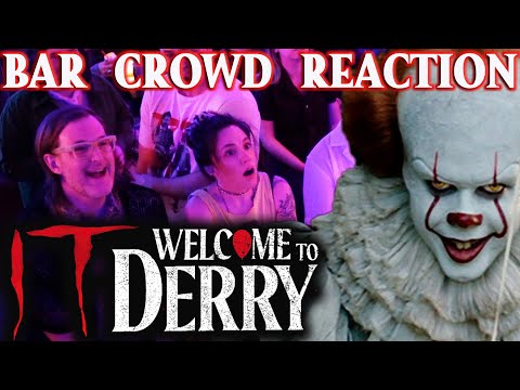 Видео: Реакция на трейлер фильма «Оно: Добро пожаловать в Дерри» в баре Берлингтона!
