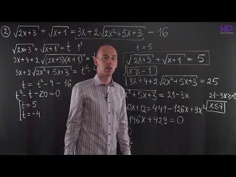 Видео: Алгебра, 10 класс | Нестандартные методы в решении иррациональных уравнений. Часть 1