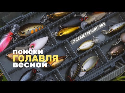 Видео: Stream fishing #03 - Поиски голавля весной.