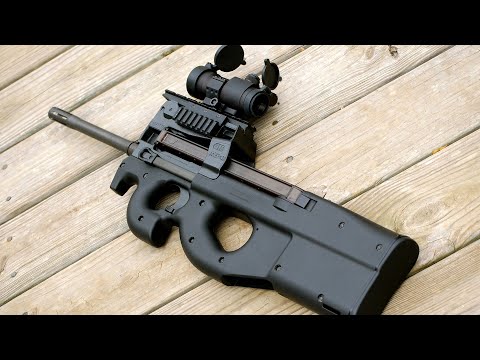 Видео: Футуристический бельгиец FN P90