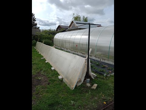 Видео: Защита винограда от заморозков. Очередная идея: "солнечные" панели.