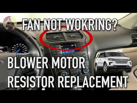 Видео: Руководство по замене резистора электродвигателя вентилятора Ford Explorer 2011–2019 гг.