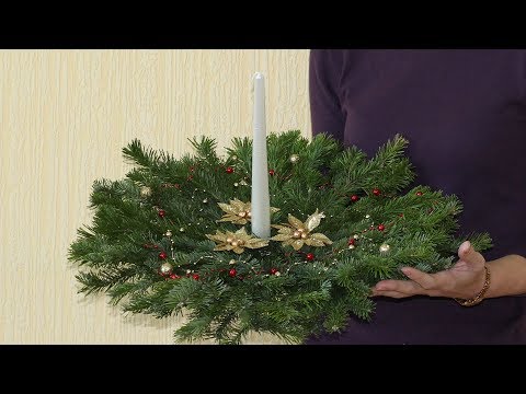 Видео: Настольная композиция из живой хвои. Мастер-класс
