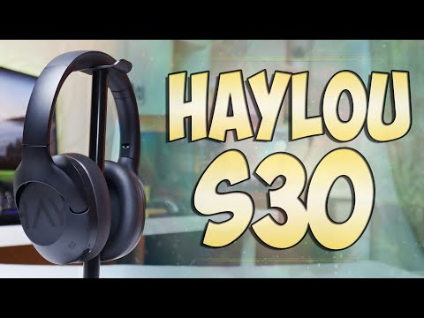 Видео: Haylou S30 Обзор бюджетных полноразмерных беспроводных наушников с ANC / Универсальный звук