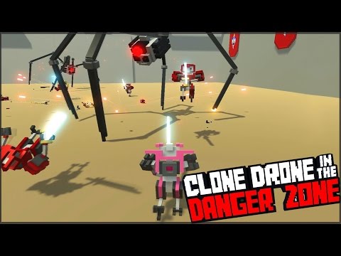 Видео: Арена роботов - Джедаев (Clone Drone in The Danger Zone)