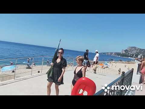 Видео: Алупка.Пришло лето. Пляж Лягушка. Пляжи Элинги. Пляж Южнобережный.