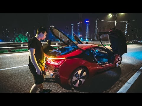Видео: Первый выезд на i8 - отвалился мотор