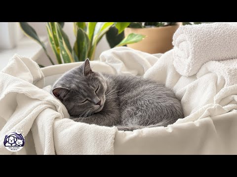 Видео: Успокаивающая музыка для кошек, испытывающих тревогу 🐾🎵 Успокаивающие звуки для глубокого сна, ле...