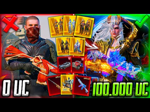 Видео: СОЧНАЯ ПРОКАЧКА АККАУНТА на 100000 UC! ПРОКАЧАЛ 3 Х-КОСТЮМА, ВЫБИЛ МУМИЮ, МАШИНЫ, М416 / ПУБГ МОБАЙЛ
