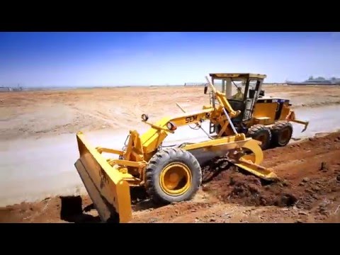 Видео: Автогрейдеры SEM завод CATERPILLAR (Qingzhou) LTD.