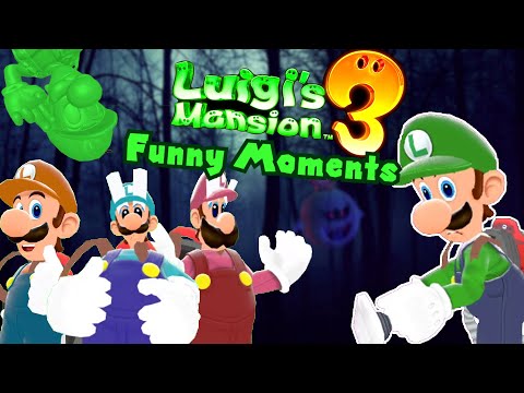 Видео: Luigi's Mansion 3 Смешные и случайные моменты