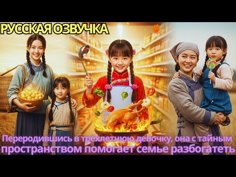 Видео: Переродившись в трёхлетнюю девочку, она с тайным пространством помогает семье разбогатеть