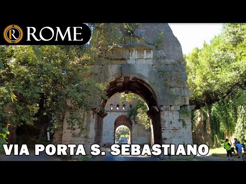 Видео: 🇮🇹 - РИМ 4K ● Виа ди Порта Сан-Себастьяно