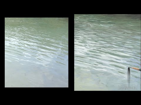 Видео: Как рисовать воду — демонстрация масляной живописи