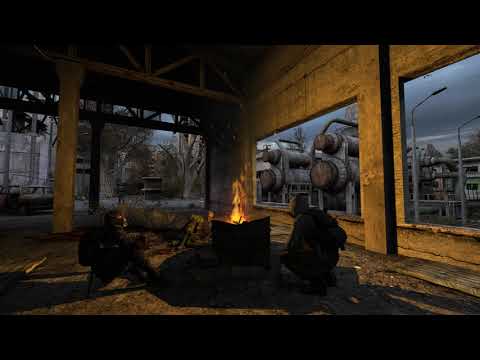 Видео: S.T.A.L.K.E.R. - Разговоры Сталкеров у Костра - Бар, Территория Долга 001 #stalker #сталкер