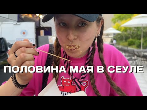 Видео: ЕМ ЖУКОВ!! выиграла 5 рамёнов, покупки в DAISO, ужин на Hangang и работа в Сеуле