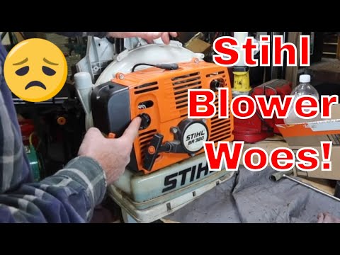 Видео: Воздуходувка Stihl BR380 дымит? Быстрое решение проблемы с запуском!