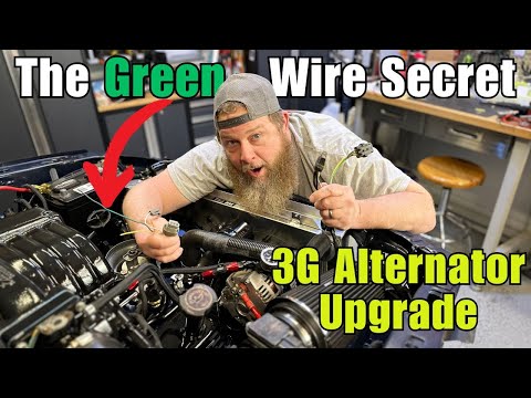 Видео: Как подключить генератор 3G к Foxbody Mustang: разгадываю тайну зелёного провода