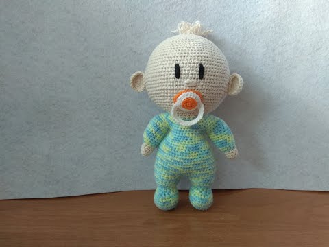 Видео: Подробный МК//Вязаная игрушка "Пупс". Часть 4.