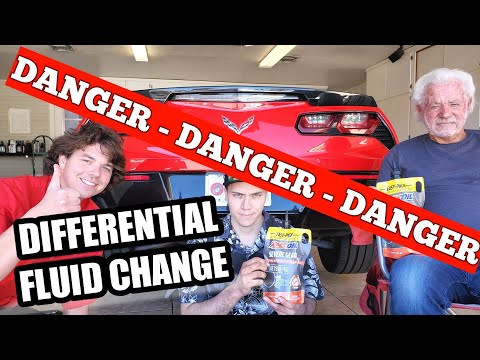 Видео: ОПАСНО - Замена дифференциала Corvette AMSOIL 75W-90 2015 года