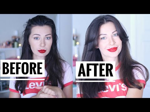 Видео: КАК КРАСИВО УЛОЖИТЬ ЧЕЛКУ, ОБЪЕМНАЯ ПРИЧЕСКА