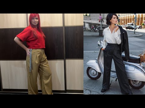 Видео: Шьем брюки марлен по журналу BURDA NEW VIDEO!!! sewing throusers by BURDA