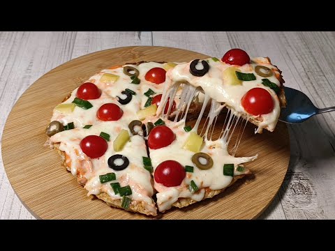 Видео: Без Муки! Пицца из овсянки на сковороде  // Вкусный Завтрак  // Легкий рецепт