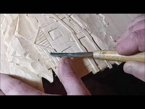 Видео: Деревня 2ч. / мастер класс / Clase magistral de tallado en madera / Резьба по дереву - Wood carving.