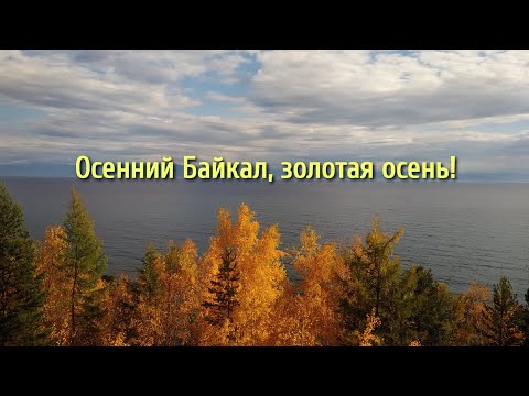 Видео: Осенний Байкал, золотая осень! 