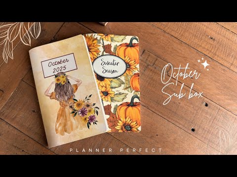 Видео: 🍂 Октябрь - Планировщик Perfect Sub box 🍂