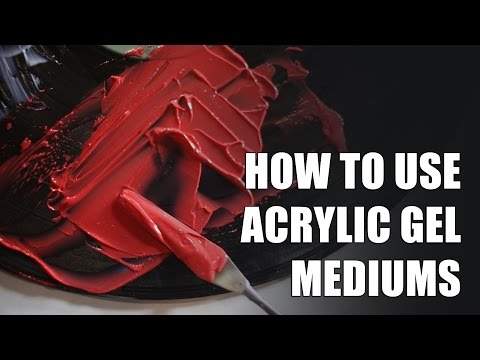 Видео: Как использовать акриловые гелевые медиумы для живописи